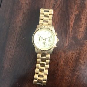 Gold Michael Kors watch